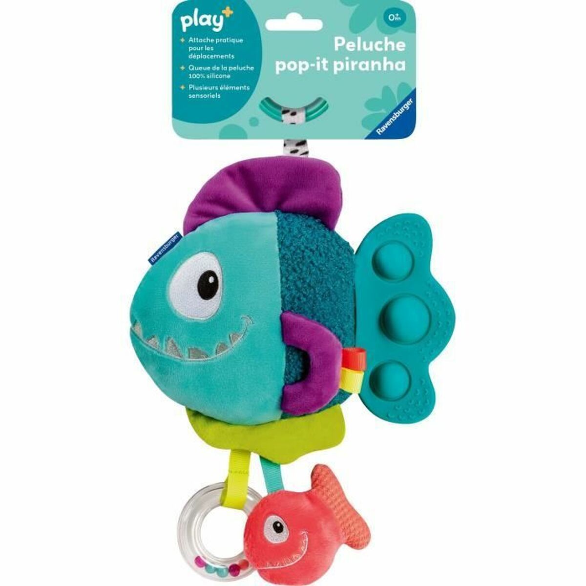 Jucărie pentru copii Ravensburger Blue Piranha - Bebelus, Jucăriile copilăriei timpurii