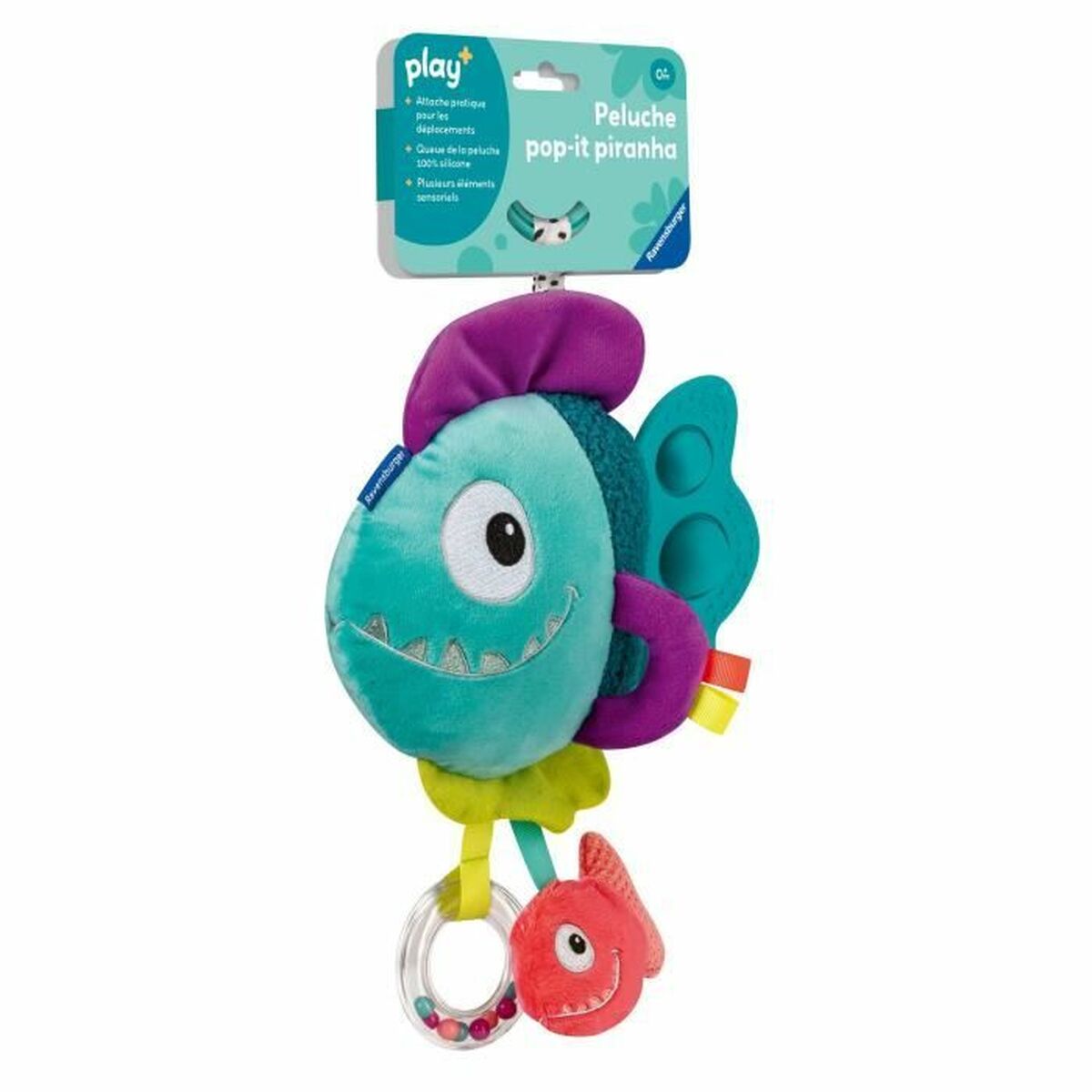 Jucărie pentru copii Ravensburger Blue Piranha - Bebelus, Jucăriile copilăriei timpurii