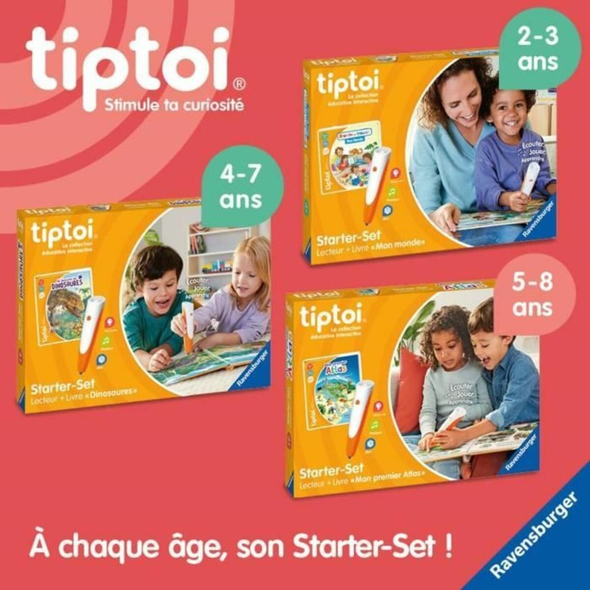 Joc Educativ Ravensburger tiptoi® Starter Encyclo 4005556001767 (FR) - Jucarii si jocuri, Jocuri și accesorii