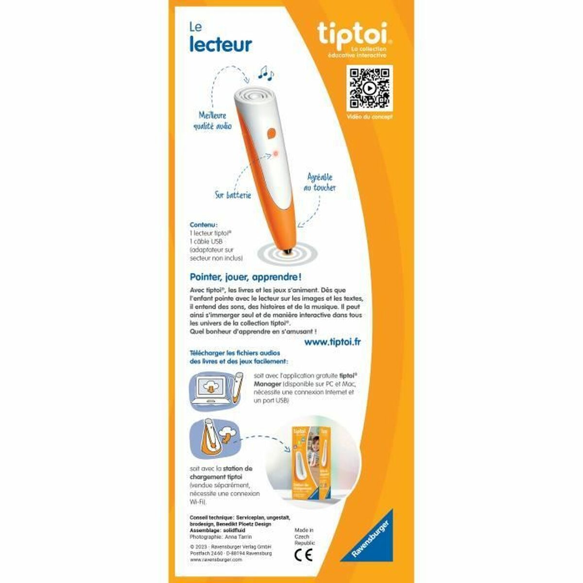 Joc Educativ Ravensburger tiptoi® Lecteur 4005556001781 (FR) - Jucarii si jocuri, Jocuri și accesorii