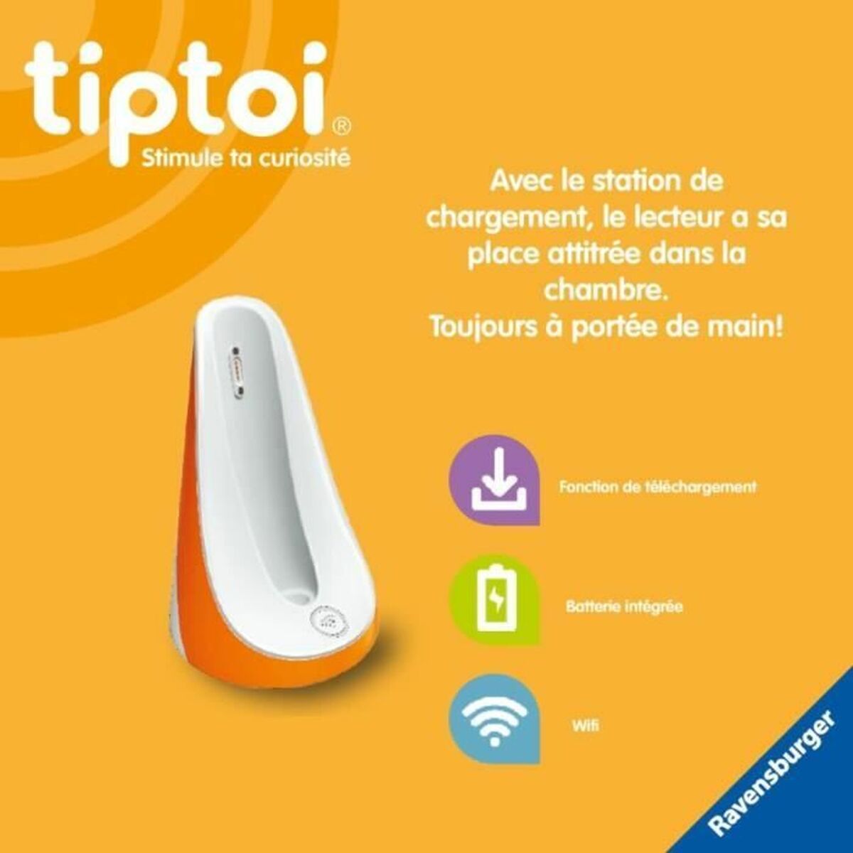 Joc Educativ Ravensburger tiptoi® Station charge 4005556001798 (FR) - Jucarii si jocuri, Jocuri și accesorii