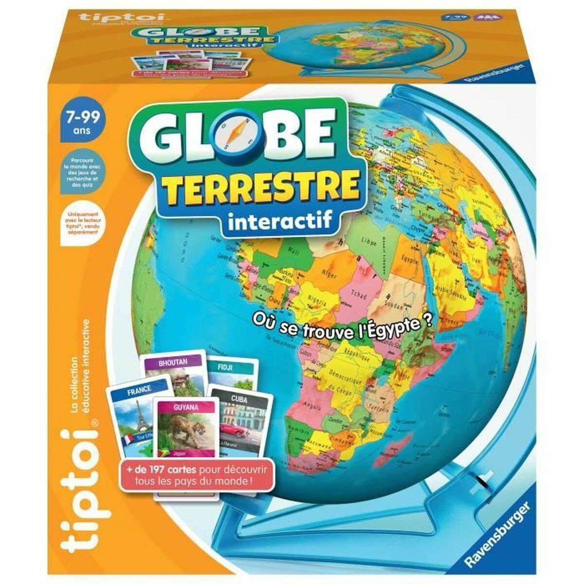 Glob Pământesc Interactiv Ravensburger (FR) Plastic - Birou și papetărie, Material școlar și educațional