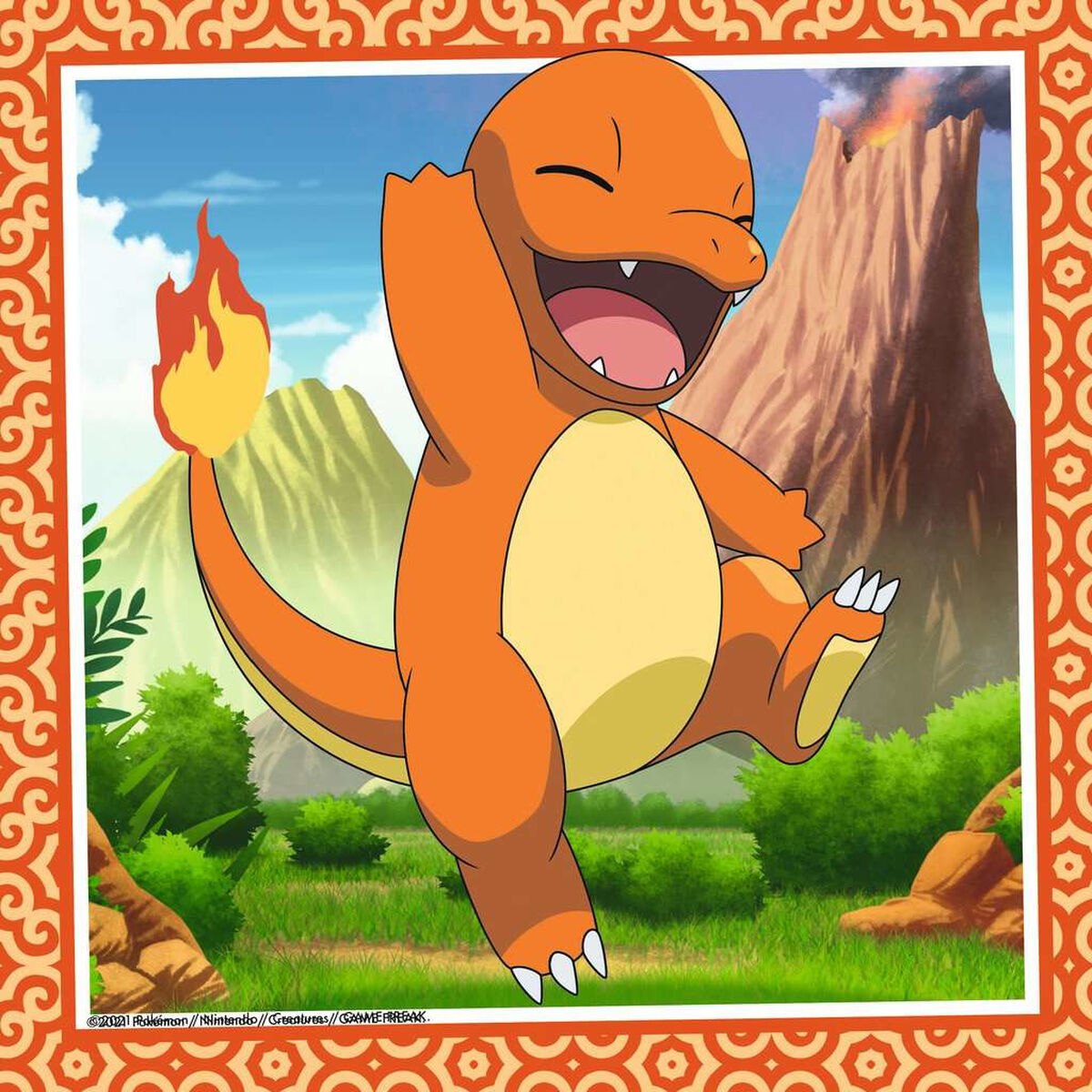 Set de 3 Puzzle-uri Pokémon Ravensburger 05586 Bulbasaur, Charmander & Squirtle 147 Piese - Jucarii si jocuri, Puzzle-uri și puzzle-uri