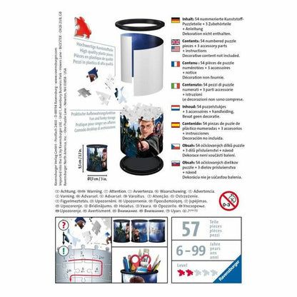 Puzzle 3D Ravensburger Iceland: Kirkjuffellsfoss 57 Piese 3D Suport pentru Creioane - Jucarii si jocuri, Puzzle-uri și puzzle-uri