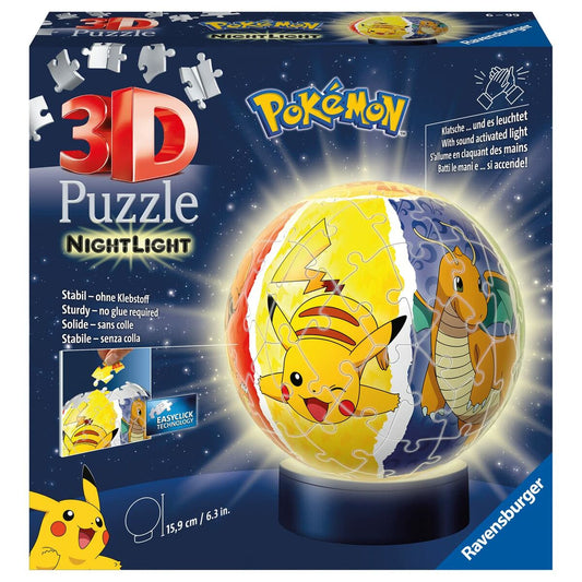 Puzzle 3D Pokémon Lumină de noapte 72 Piese - Jucarii si jocuri, Puzzle-uri și puzzle-uri