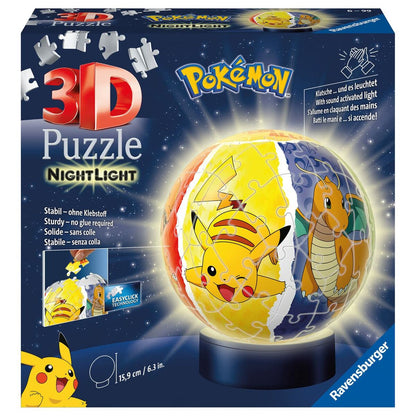 Puzzle 3D Pokémon Lumină de noapte 72 Piese - Jucarii si jocuri, Puzzle-uri și puzzle-uri