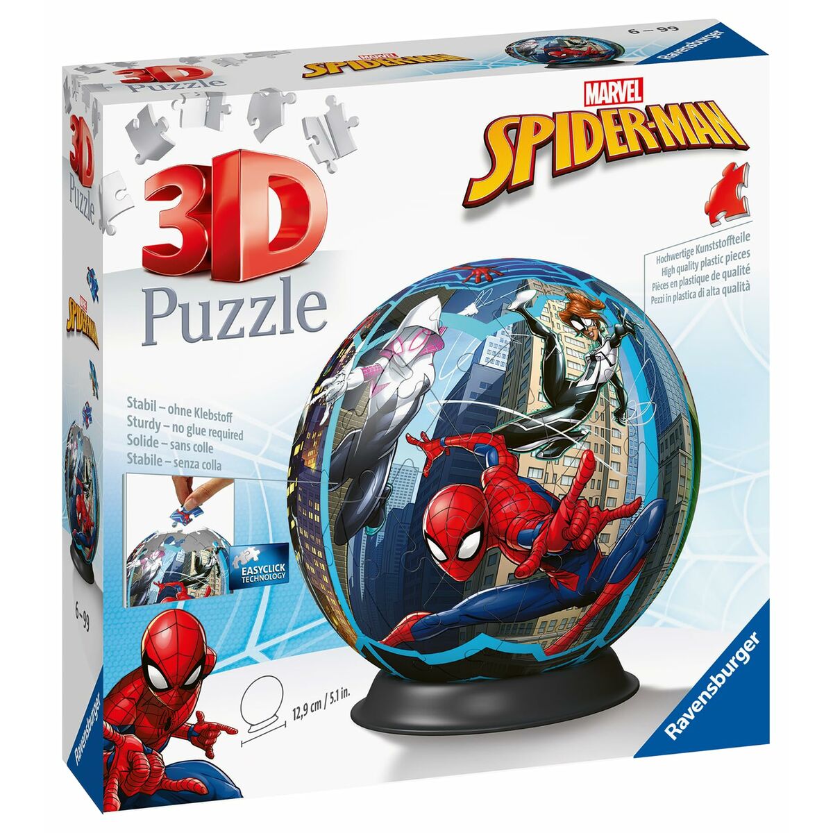 Puzzle 3D Spider-Man Míč 76 Piese - Jucarii si jocuri, Puzzle-uri și puzzle-uri