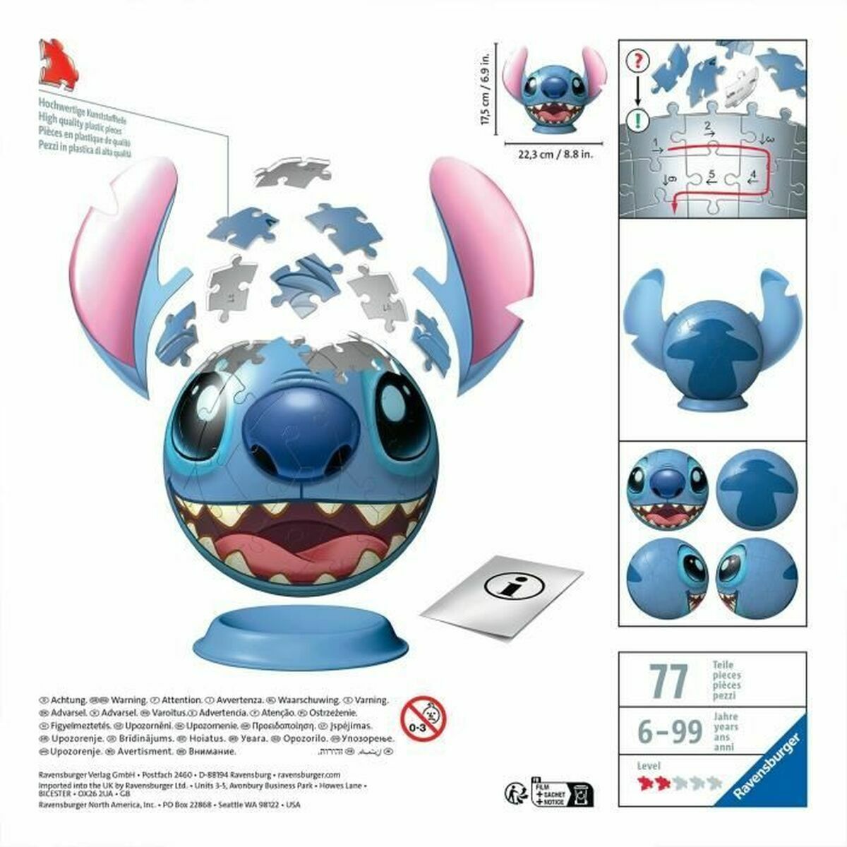Puzzle Ravensburger Lilo & Stitch - Jucarii si jocuri, Puzzle-uri și puzzle-uri