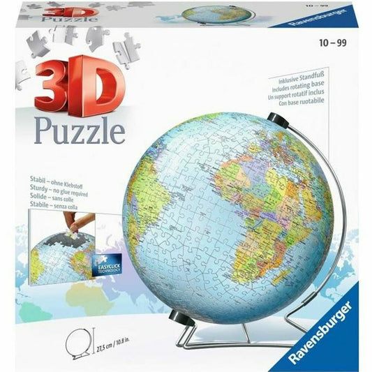 Puzzle 3D Ravensburger Single Color Globe Unique 540 Piese - Jucarii si jocuri, Puzzle-uri și puzzle-uri