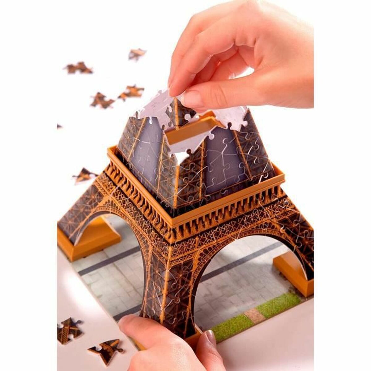 Puzzle 3D Ravensburger Iceland: Kirkjuffellsfoss 216 Piese 3D - Jucarii si jocuri, Puzzle-uri și puzzle-uri