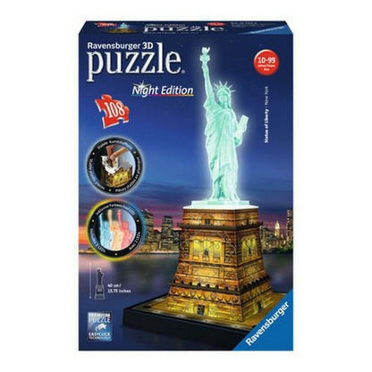 Puzzle 3D Night Edition Ravensburger 12596 (108 pcs) 216 Piese - Jucarii si jocuri, Puzzle-uri și puzzle-uri