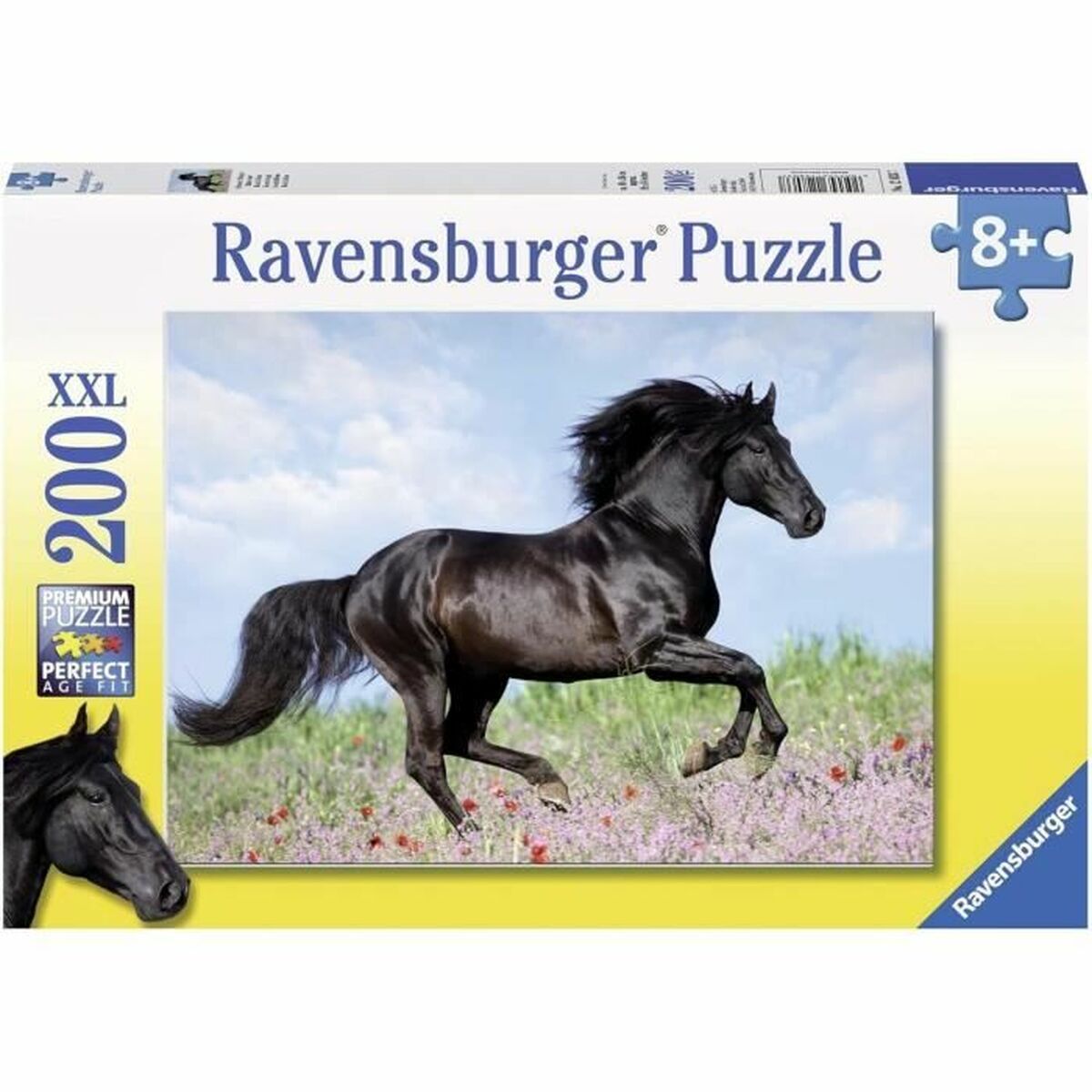 Puzzle Ravensburger 12803 Black Stallion XXL 200 Piese - Jucarii si jocuri, Puzzle-uri și puzzle-uri