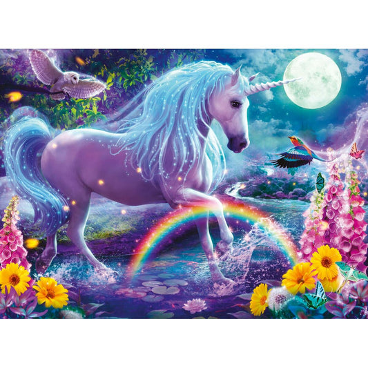 Puzzle Ravensburger 12980 Unicorn Purpurină XXL 100 Piese - Jucarii si jocuri, Puzzle-uri și puzzle-uri