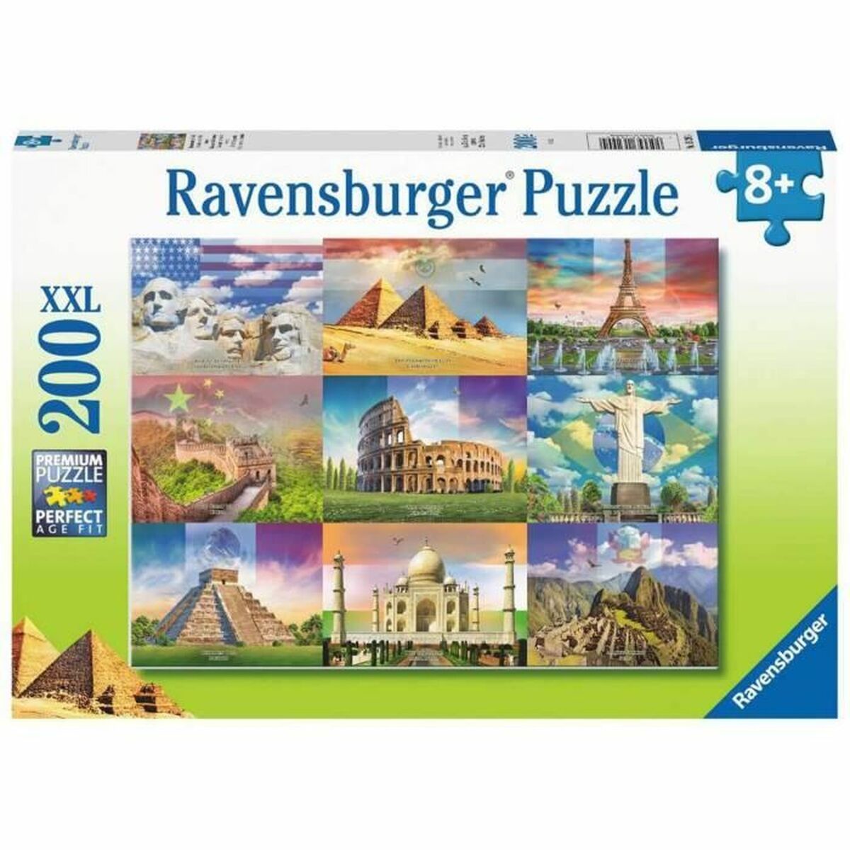 Puzzle Ravensburger 13290 XXL Monumentos del mundo 200 Piese - Jucarii si jocuri, Puzzle-uri și puzzle-uri