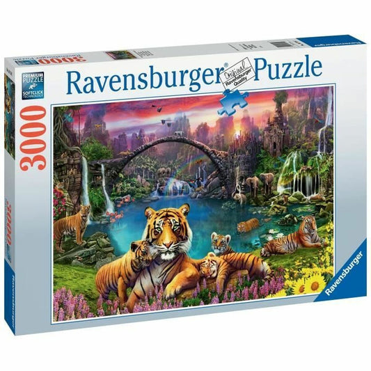 Puzzle Ravensburger Tigers in the lagoon 3000 Piese - Jucarii si jocuri, Puzzle-uri și puzzle-uri