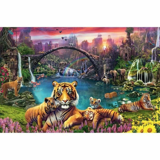 Puzzle Ravensburger Tigers in the lagoon 3000 Piese - Jucarii si jocuri, Puzzle-uri și puzzle-uri