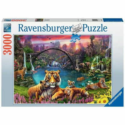 Puzzle Ravensburger Tigers in the lagoon 3000 Piese - Jucarii si jocuri, Puzzle-uri și puzzle-uri
