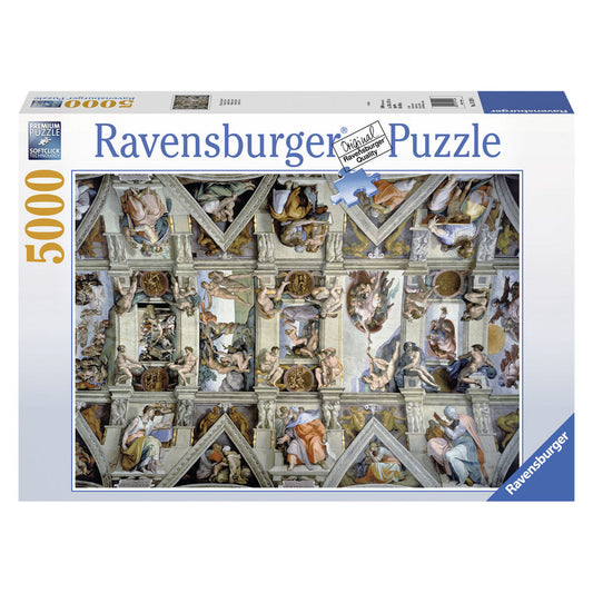 Puzzle Ravensburger 17429 The Sistine Chapel - Michelangelo 5000 Piese - Jucarii si jocuri, Puzzle-uri și puzzle-uri