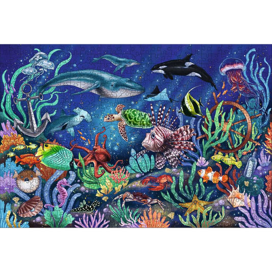 Puzzle Ravensburger Colorful Marine World 00017515 500 Piese - Jucarii si jocuri, Puzzle-uri și puzzle-uri