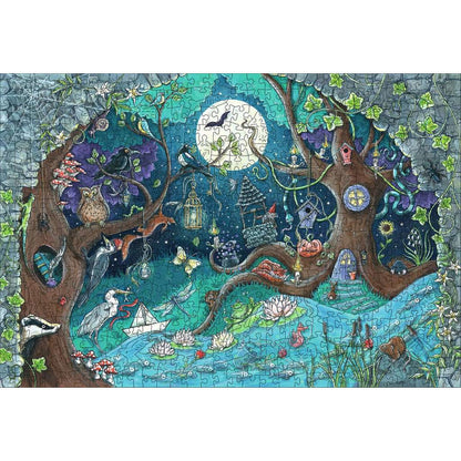 Puzzle Ravensburger 17516 Fantasy Forest Lemn 500 Piese - Jucarii si jocuri, Puzzle-uri și puzzle-uri