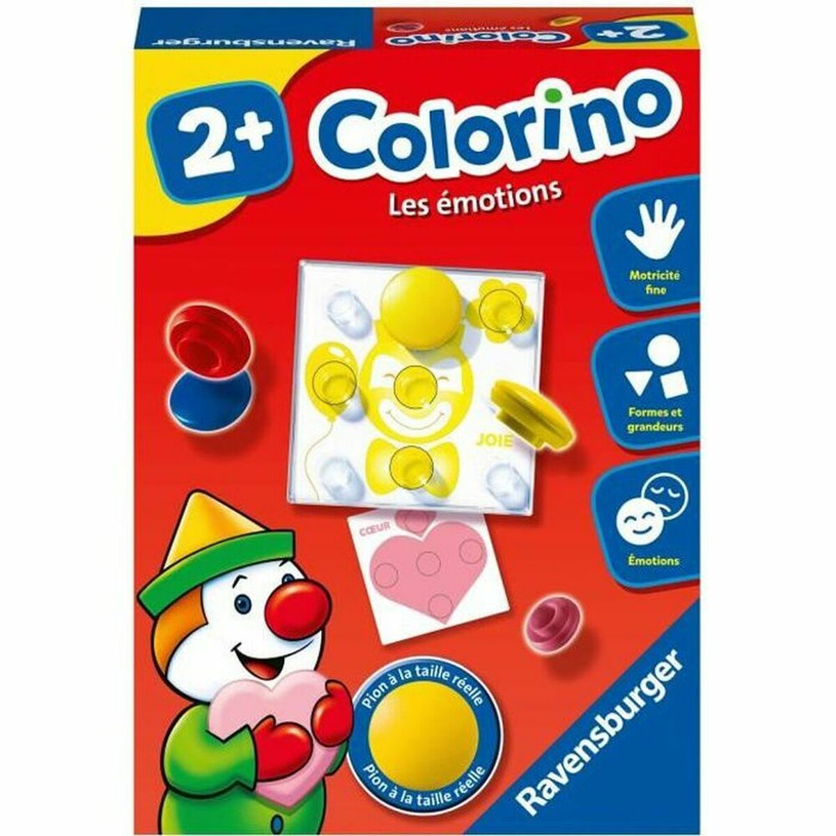 Joc Educație pentru Copii Ravensburger Colorino - Emotions Galben Roz (Franceză) (FR) - Jucarii si jocuri, Jocuri și accesorii
