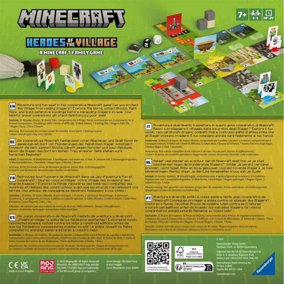 Joc de Masă Minecraft Heroes of the Village - Jucarii si jocuri, Jocuri și accesorii