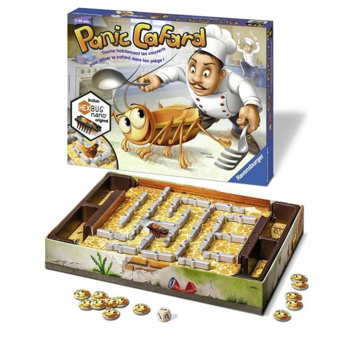 Joc de Masă Ravensburger Panic Cockroach (FR) - Jucarii si jocuri, Jocuri și accesorii