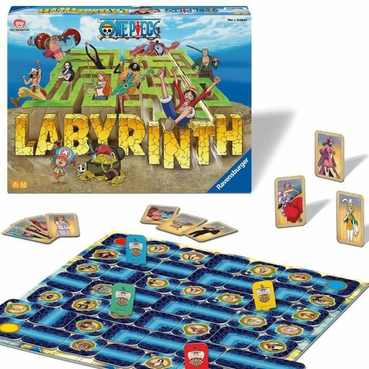 Joc de Masă Ravensburger One Piece Maze - Jucarii si jocuri, Jocuri și accesorii