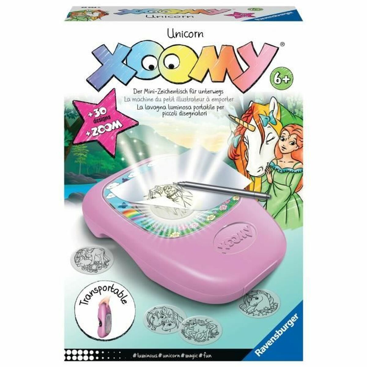 Set pentru desen Ravensburger Unicorn - Birou și papetărie, Arte și Meserii