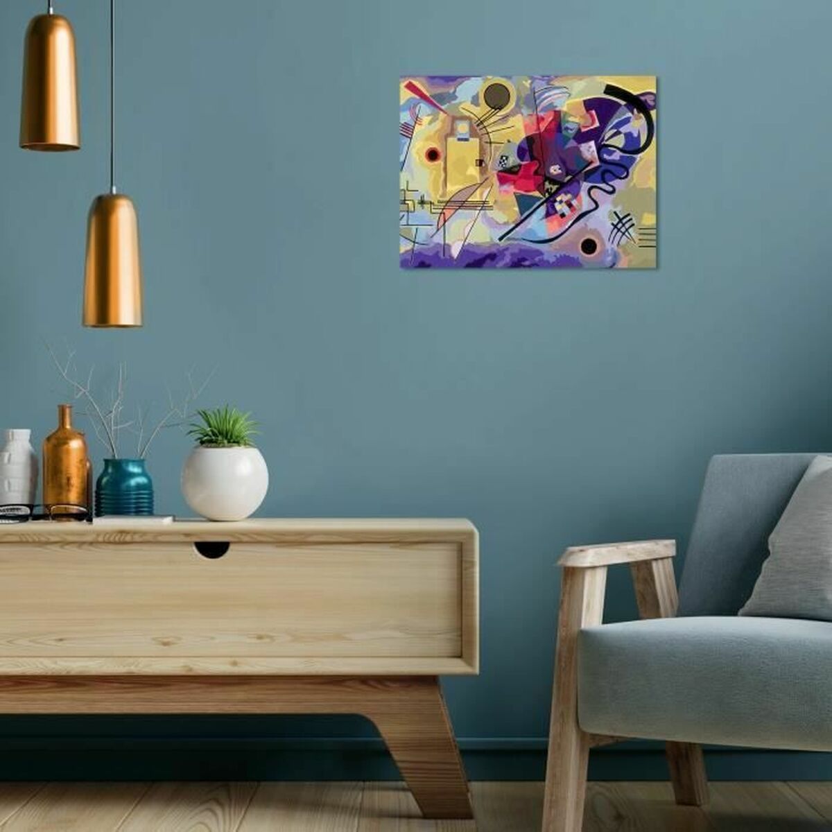 Puzzle pentru colorat Ravensburger Kandinsky - Jucarii si jocuri, Puzzle-uri și puzzle-uri