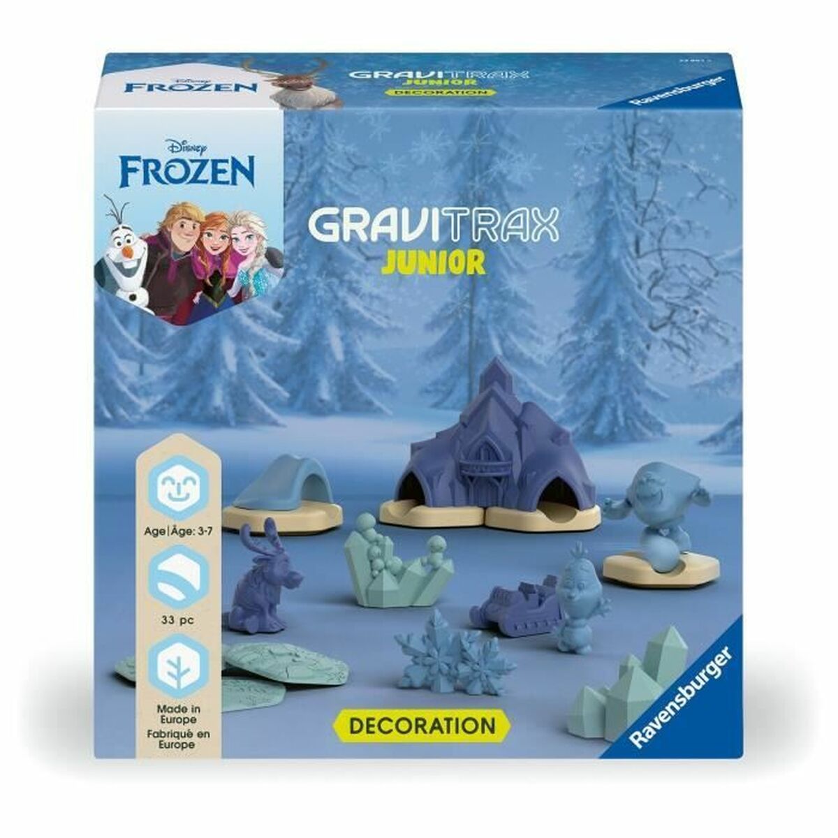 Joc de Masă Ravensburger Gravitrax Junior Frozen Expansion Set - Jucarii si jocuri, Jocuri și accesorii