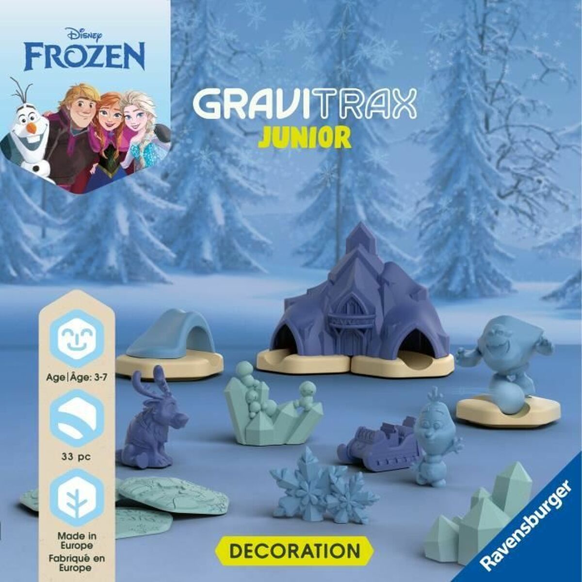 Joc de Masă Ravensburger Gravitrax Junior Frozen Expansion Set - Jucarii si jocuri, Jocuri și accesorii