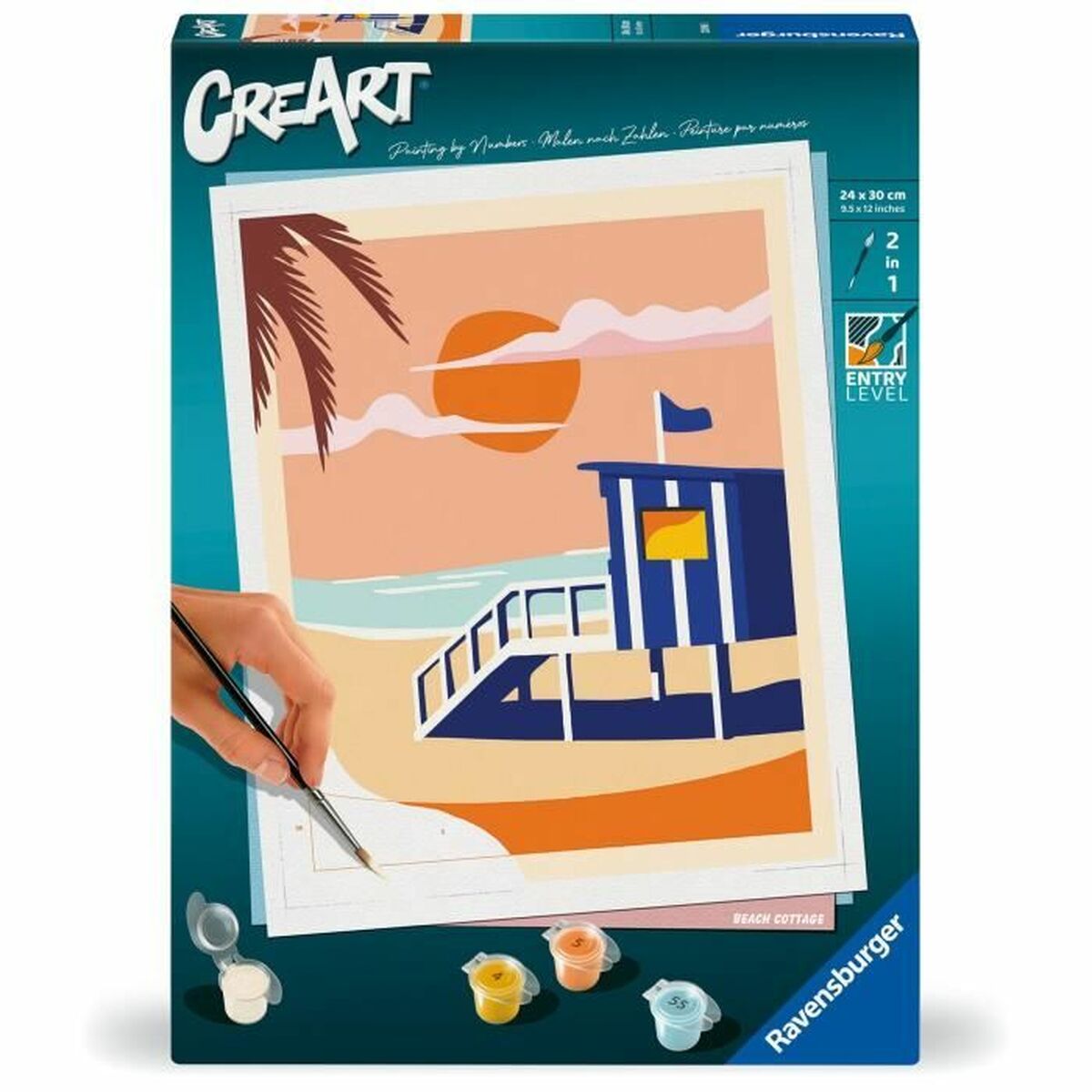Set pentru desen Ravensburger - Birou și papetărie, Arte și Meserii