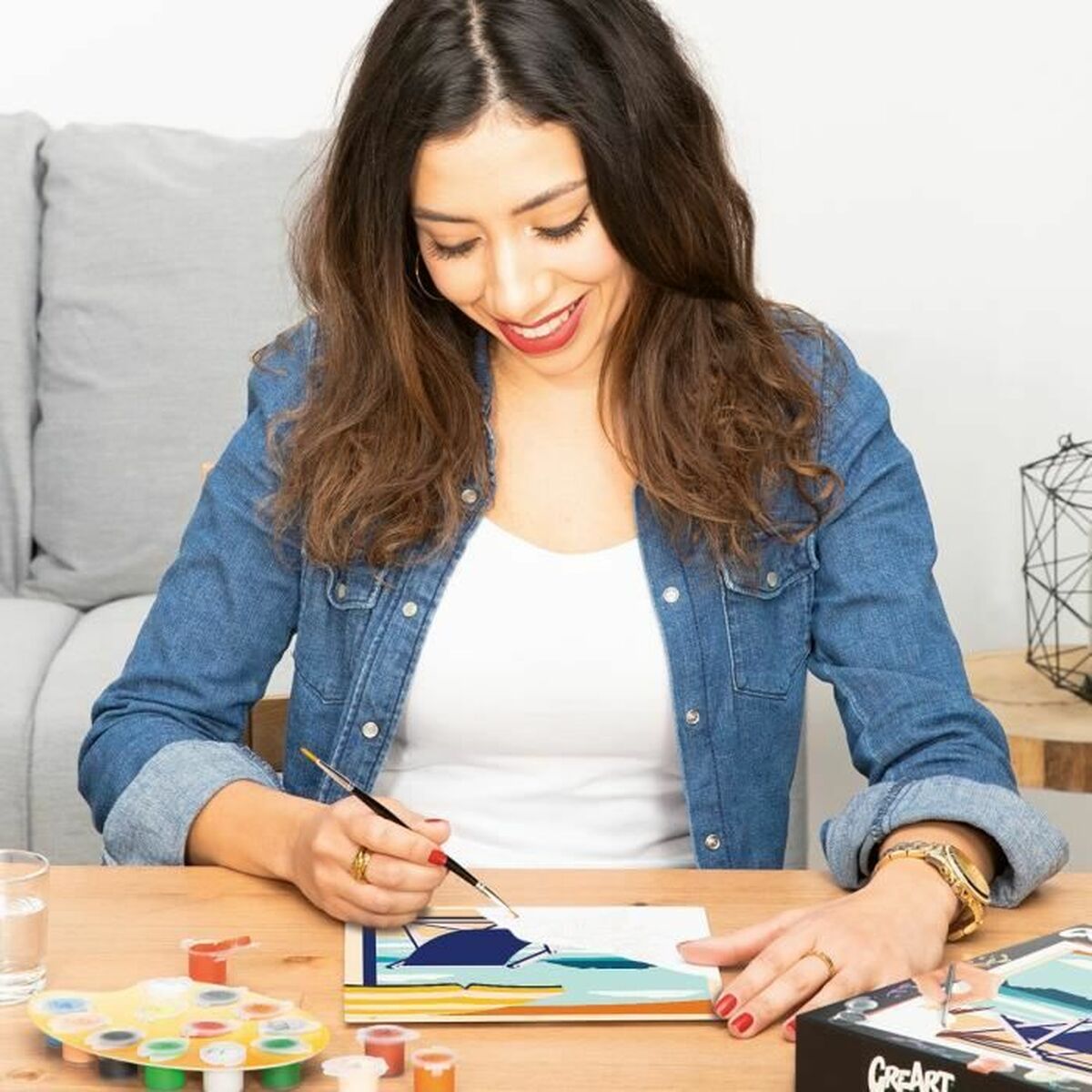 Set pentru desen Ravensburger - Birou și papetărie, Arte și Meserii