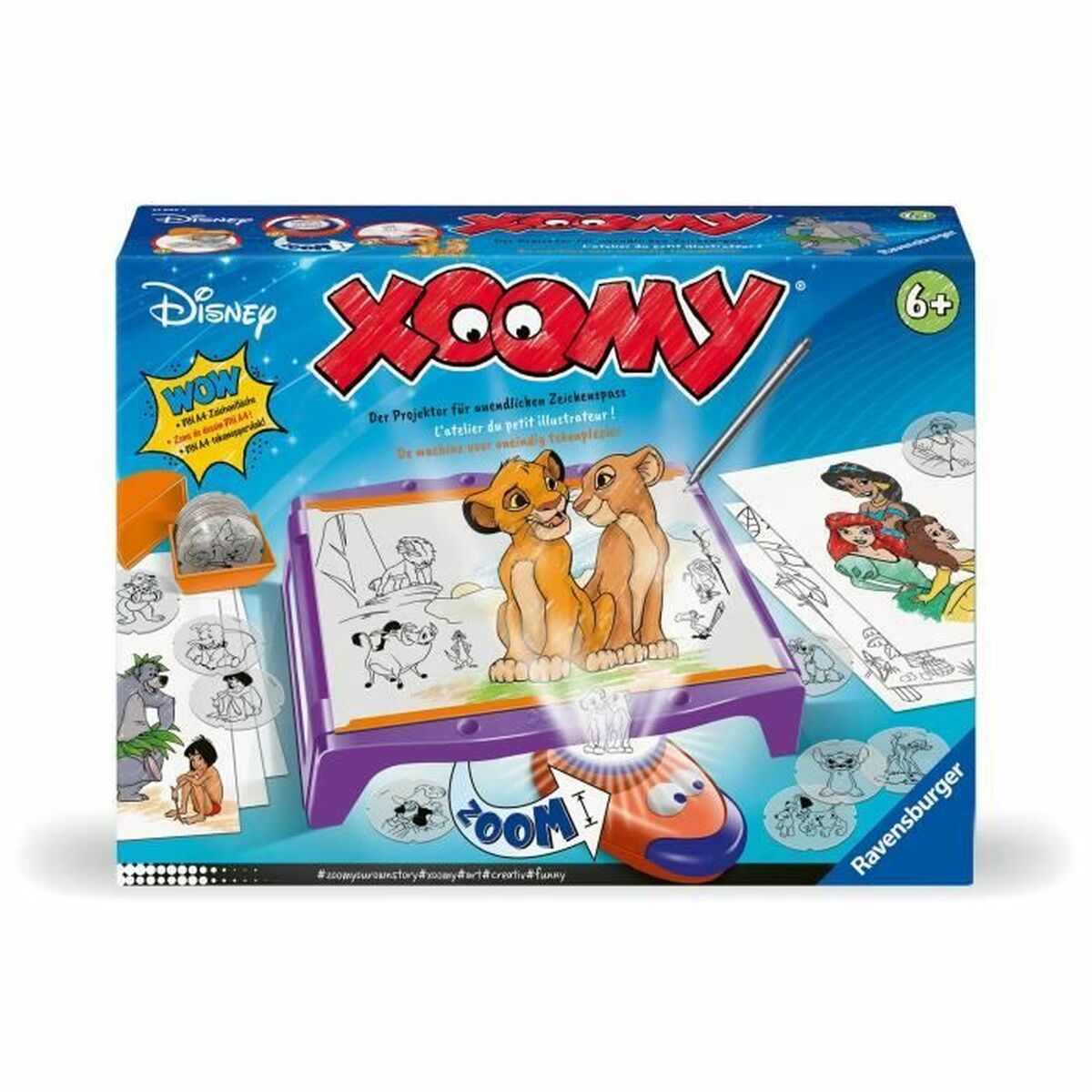 Set pentru desen Ravensburger Xoomy Maxi Disney Multicolor - Jucarii si jocuri, Activități creative
