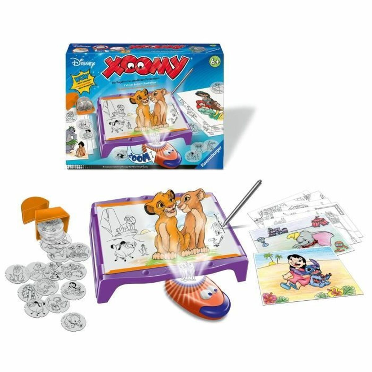 Set pentru desen Ravensburger Xoomy Maxi Disney Multicolor - Jucarii si jocuri, Activități creative