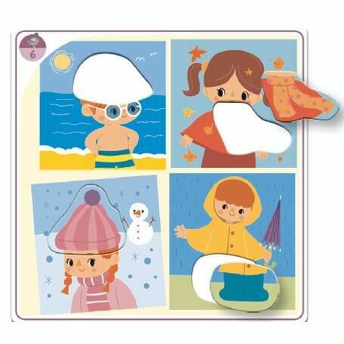 Joc Educație pentru Copii Ravensburger Ready for Kindergarten! 50 cm (Franceză) (FR) - Jucarii si jocuri, Jocuri și accesorii