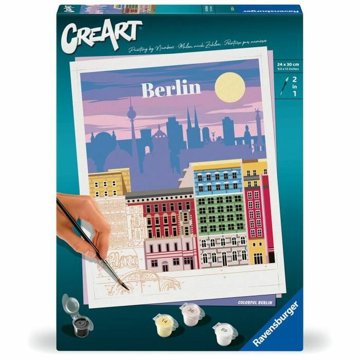 Set pentru desen Ravensburger Creart - Birou și papetărie, Arte și Meserii