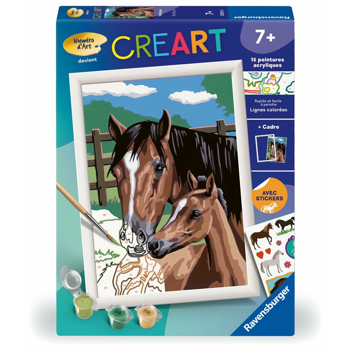 Set pentru desen Ravensburger - Birou și papetărie, Arte și Meserii