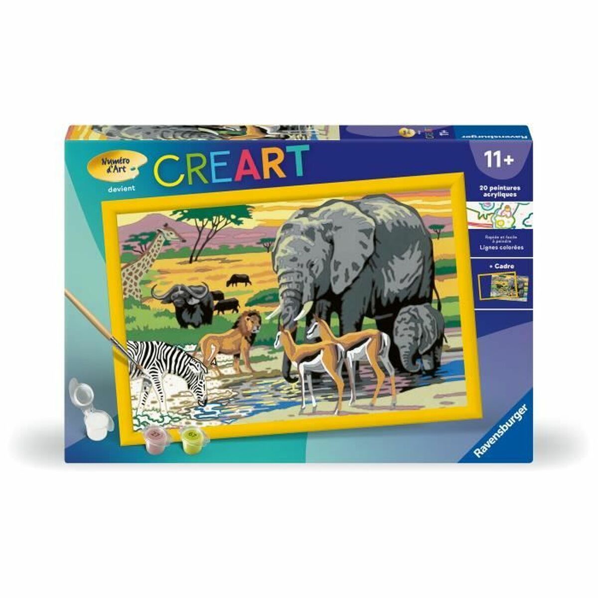 Set pentru desen Ravensburger - Birou și papetărie, Arte și Meserii
