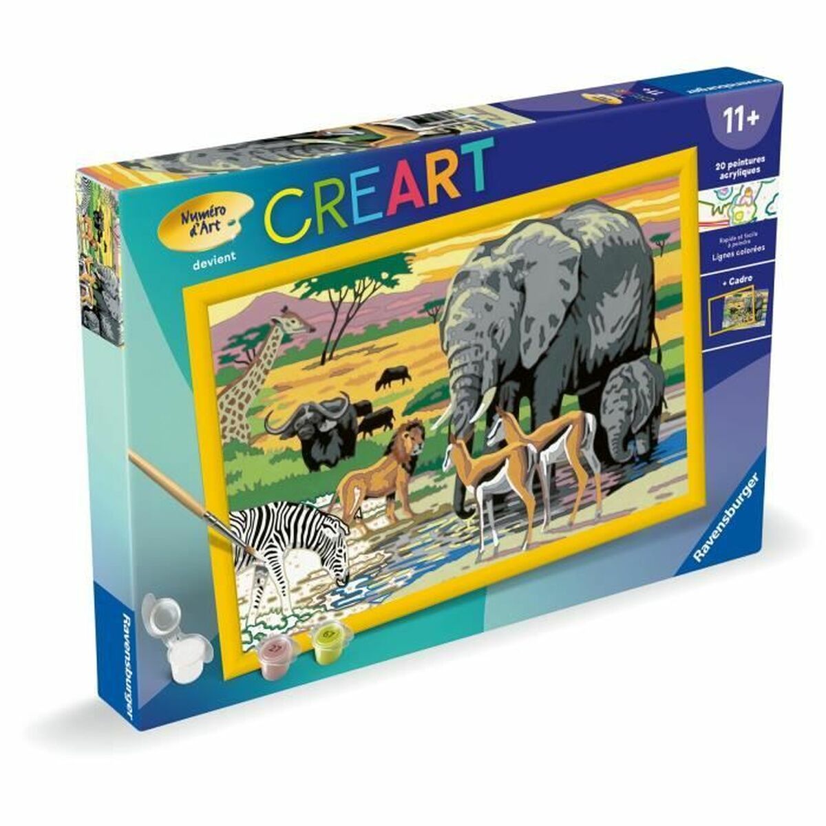 Set pentru desen Ravensburger - Birou și papetărie, Arte și Meserii