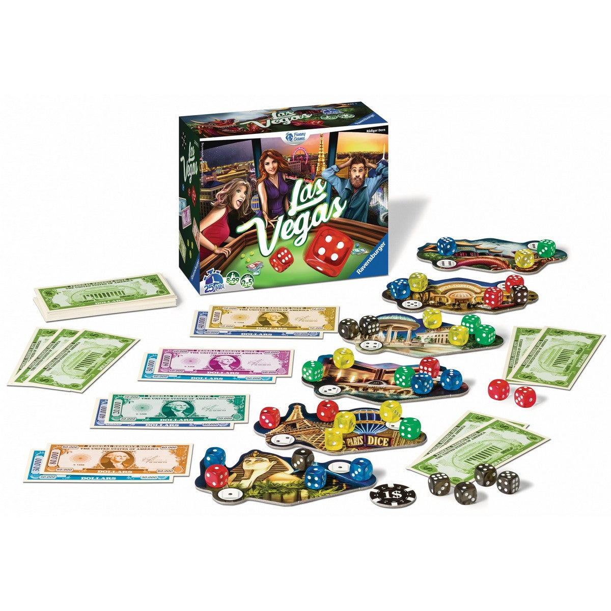 Joc de Masă Ravensburger Las Vegas FR (Franceză) - Jucarii si jocuri, Jocuri și accesorii