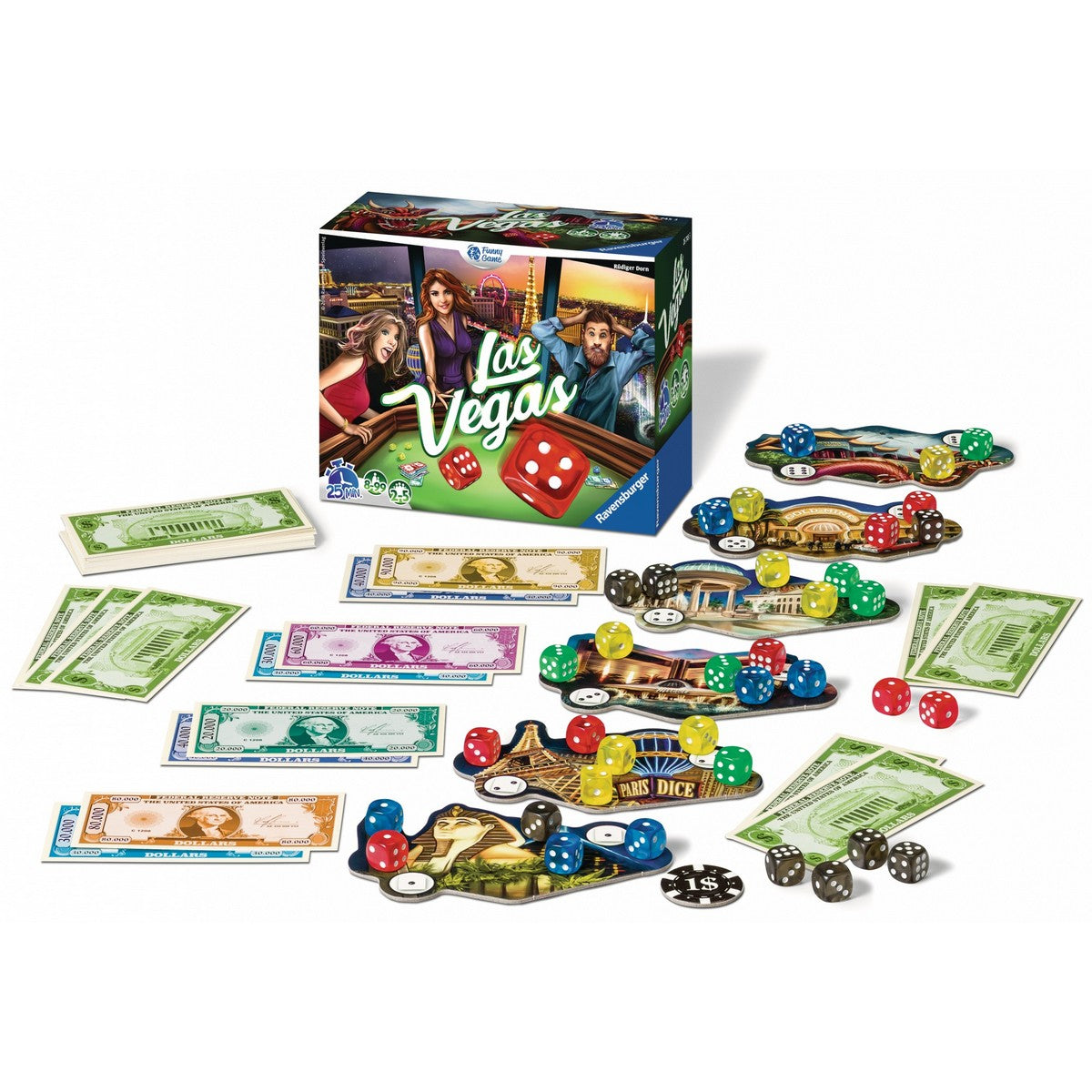 Joc de Masă Ravensburger Las Vegas FR (Franceză) - Jucarii si jocuri, Jocuri și accesorii