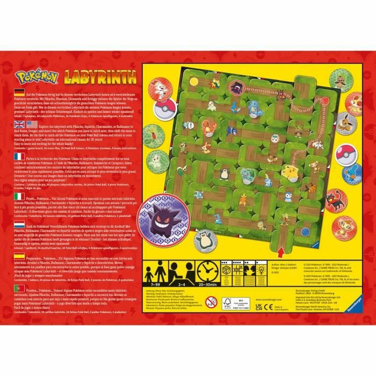 Joc de Masă Ravensburger POKEMON Labyrinth (FR) - Jucarii si jocuri, Jocuri și accesorii