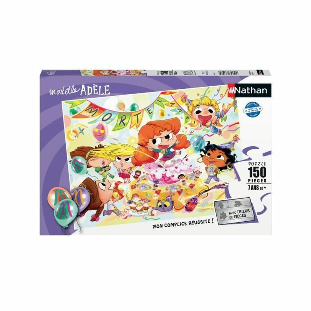 Puzzle Nathan Nathan Mortel Anniversaire Mortelle Adèle 150 Piese - Jucarii si jocuri, Puzzle-uri și puzzle-uri