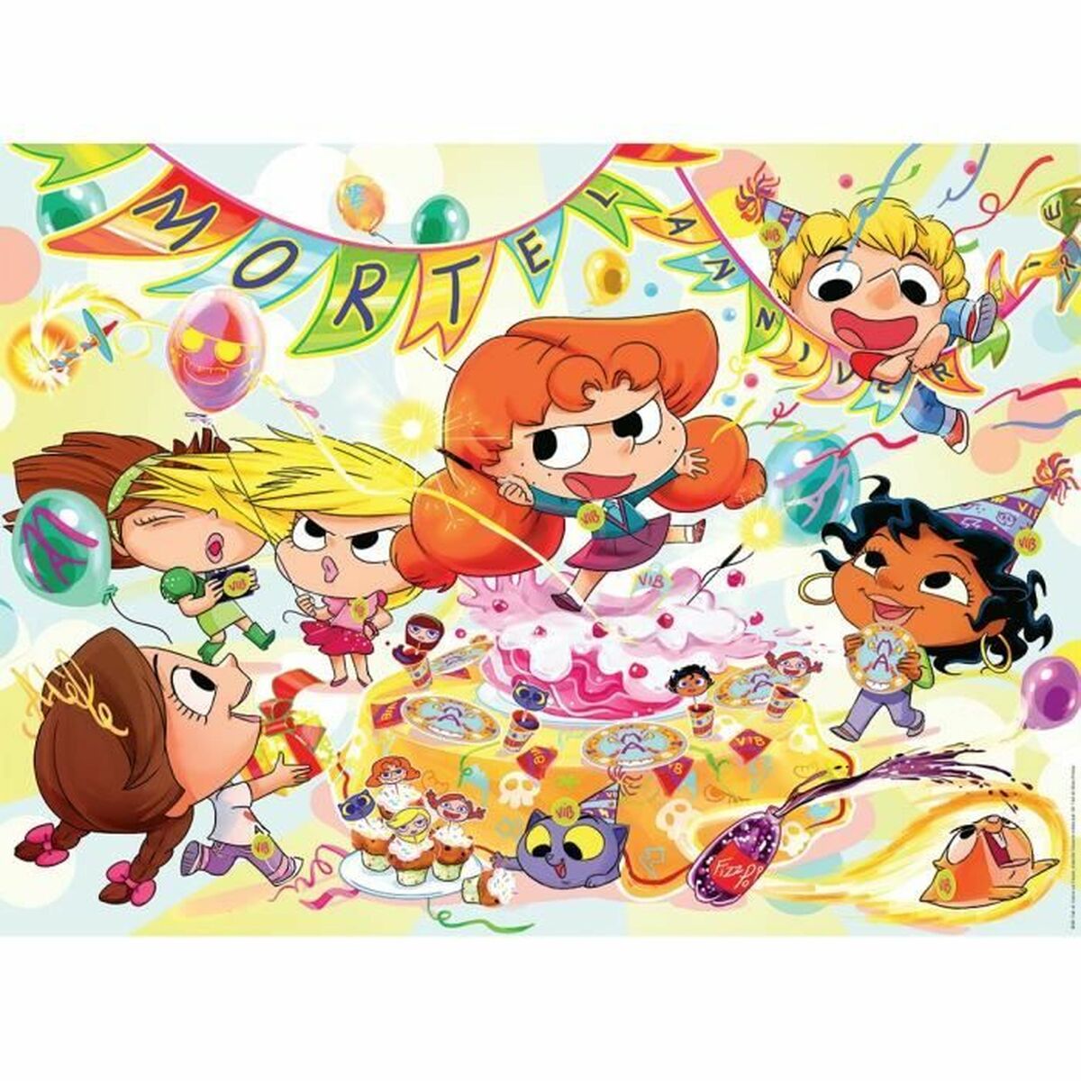 Puzzle Nathan Nathan Mortel Anniversaire Mortelle Adèle 150 Piese - Jucarii si jocuri, Puzzle-uri și puzzle-uri