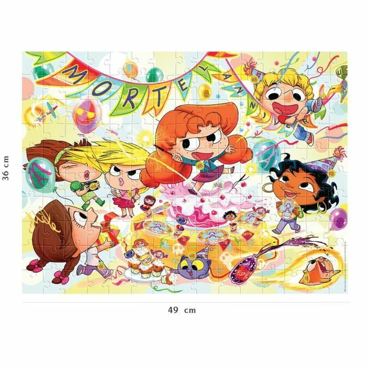 Puzzle Nathan Nathan Mortel Anniversaire Mortelle Adèle 150 Piese - Jucarii si jocuri, Puzzle-uri și puzzle-uri