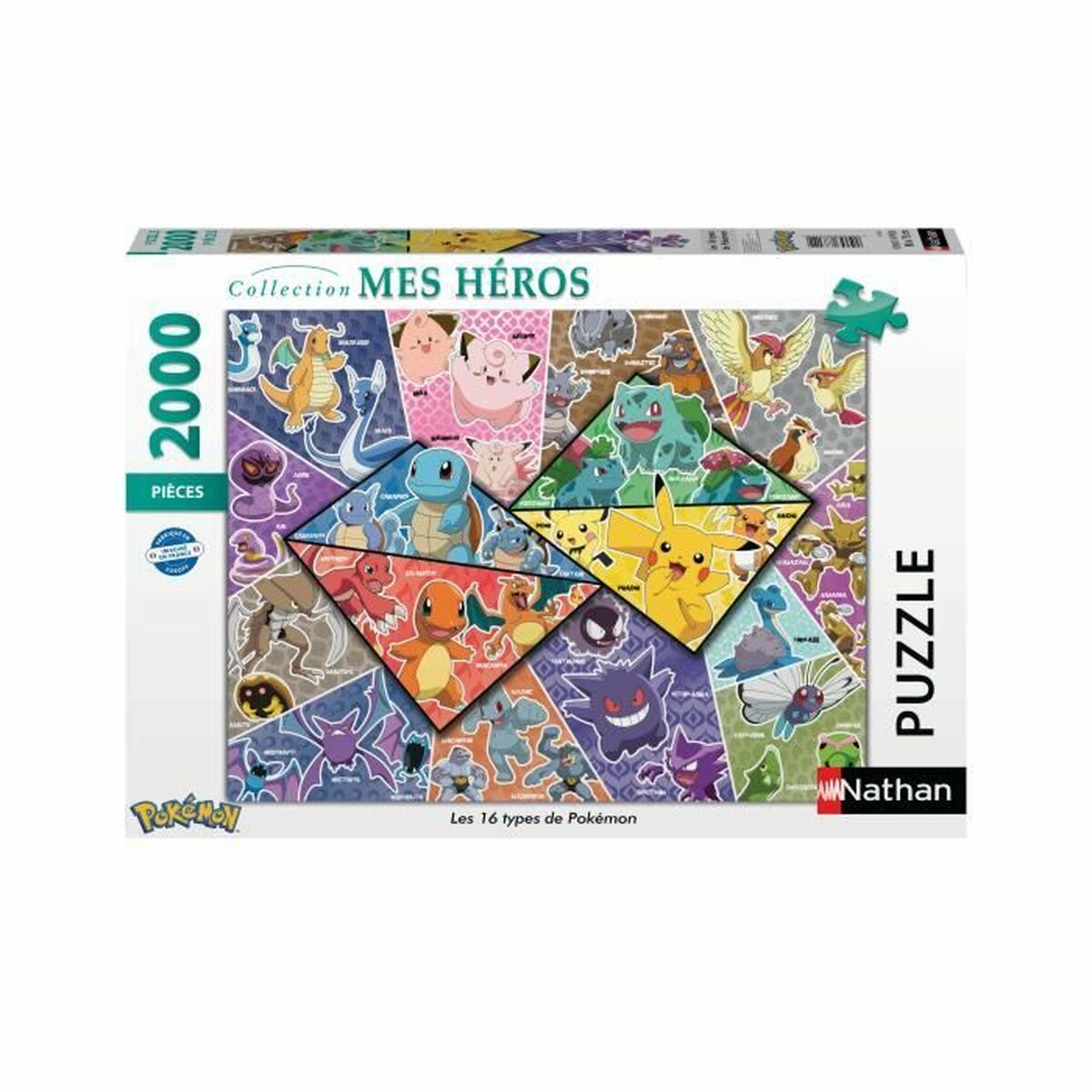 Puzzle Nathan Pokémon 2000 Piese - Jucarii si jocuri, Puzzle-uri și puzzle-uri