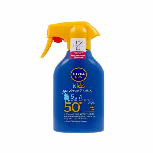 Protector Solar pentru Copii Spray Nivea Sun Niños Protege Cuida Spf 50 270 ml - Bebelus, Igienă și îngrijire