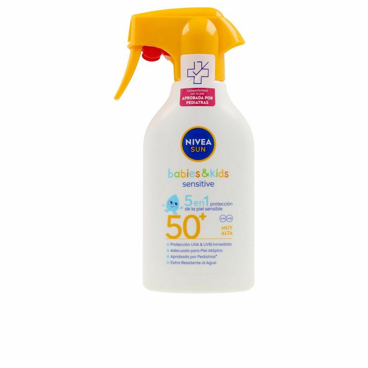 Protector Solar pentru Copii Spray Nivea Sun Kids Sensitive SPF 50+ 270 ml - Bebelus, Igienă și îngrijire